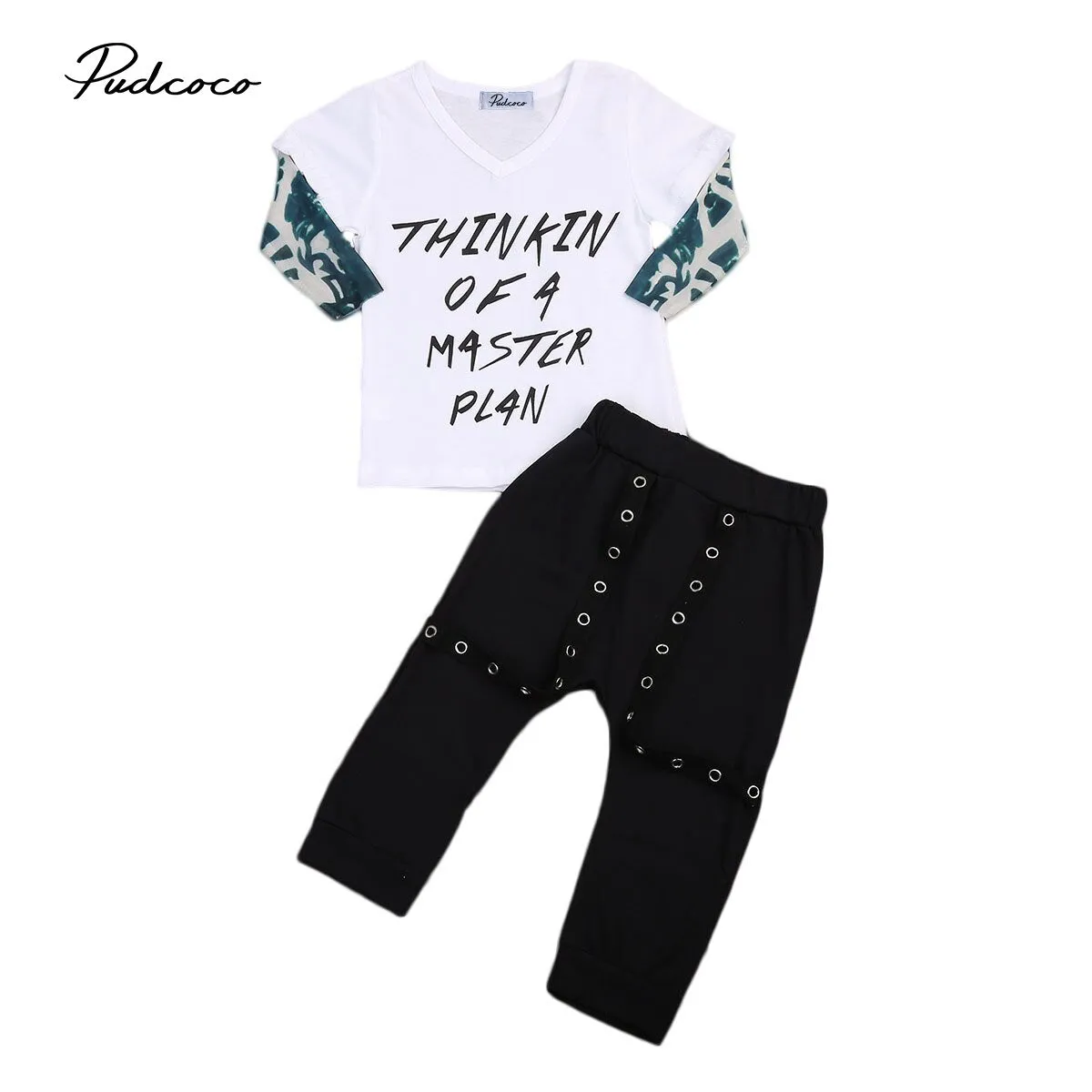 2Pcs Set Toddler Infant Boy T-shirt Tops Long Pants Stylish Kids Clothing Online