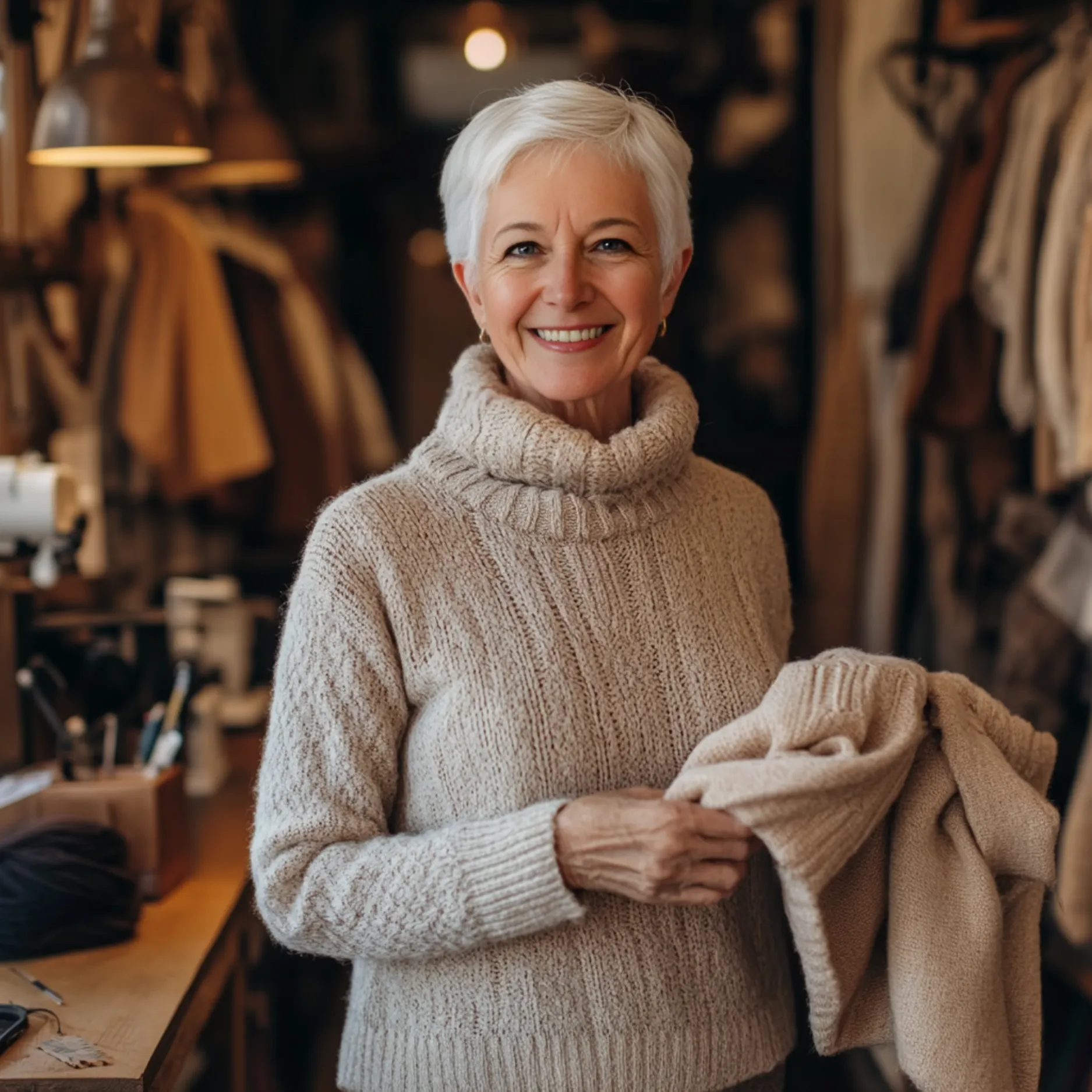 Casual Two-Layer Sweater