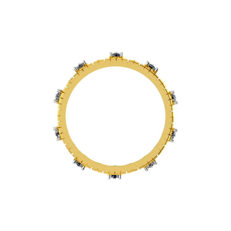 Crown Themed Gold Ring Design For Women