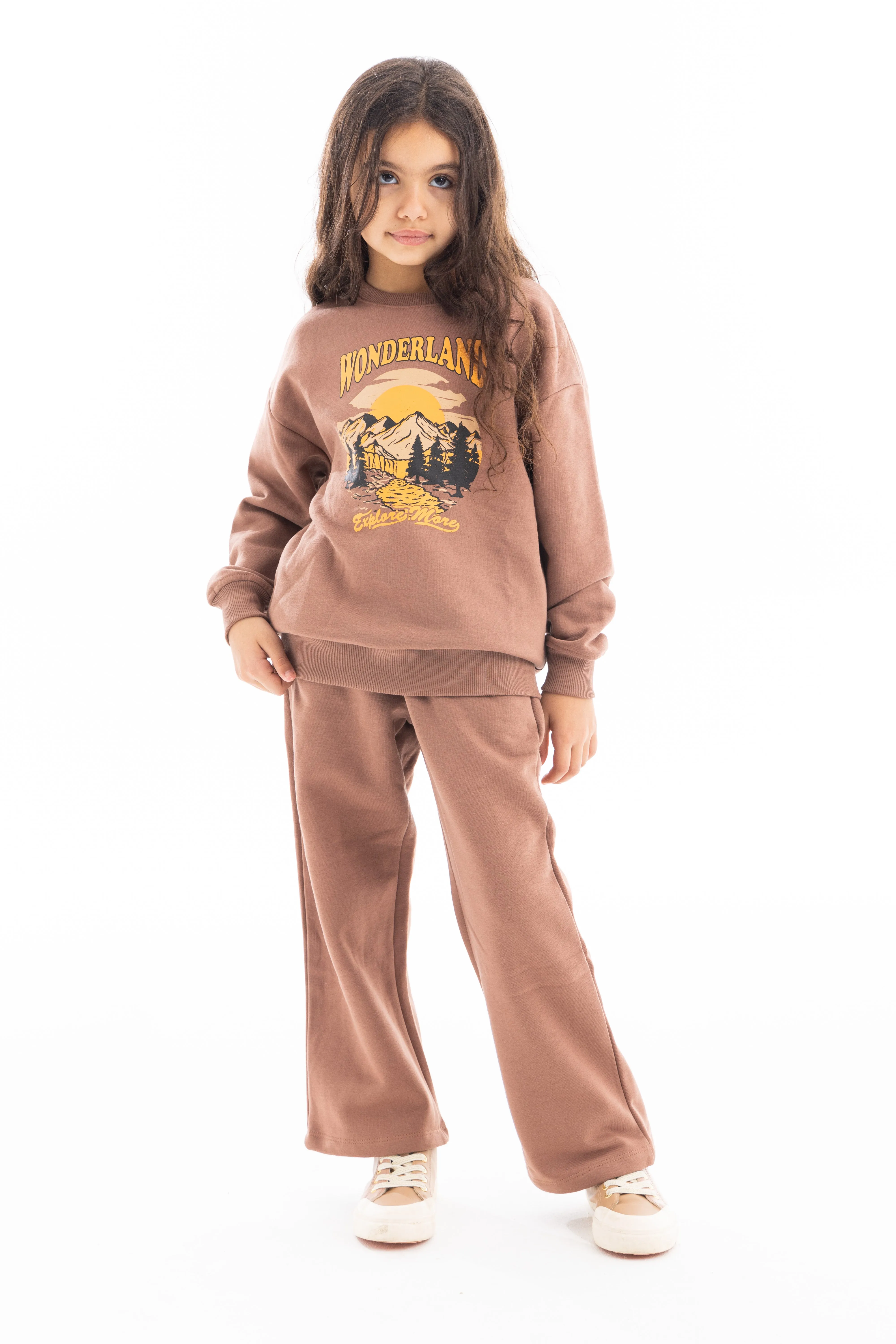 Girls' Pajamas Set - Cocoa