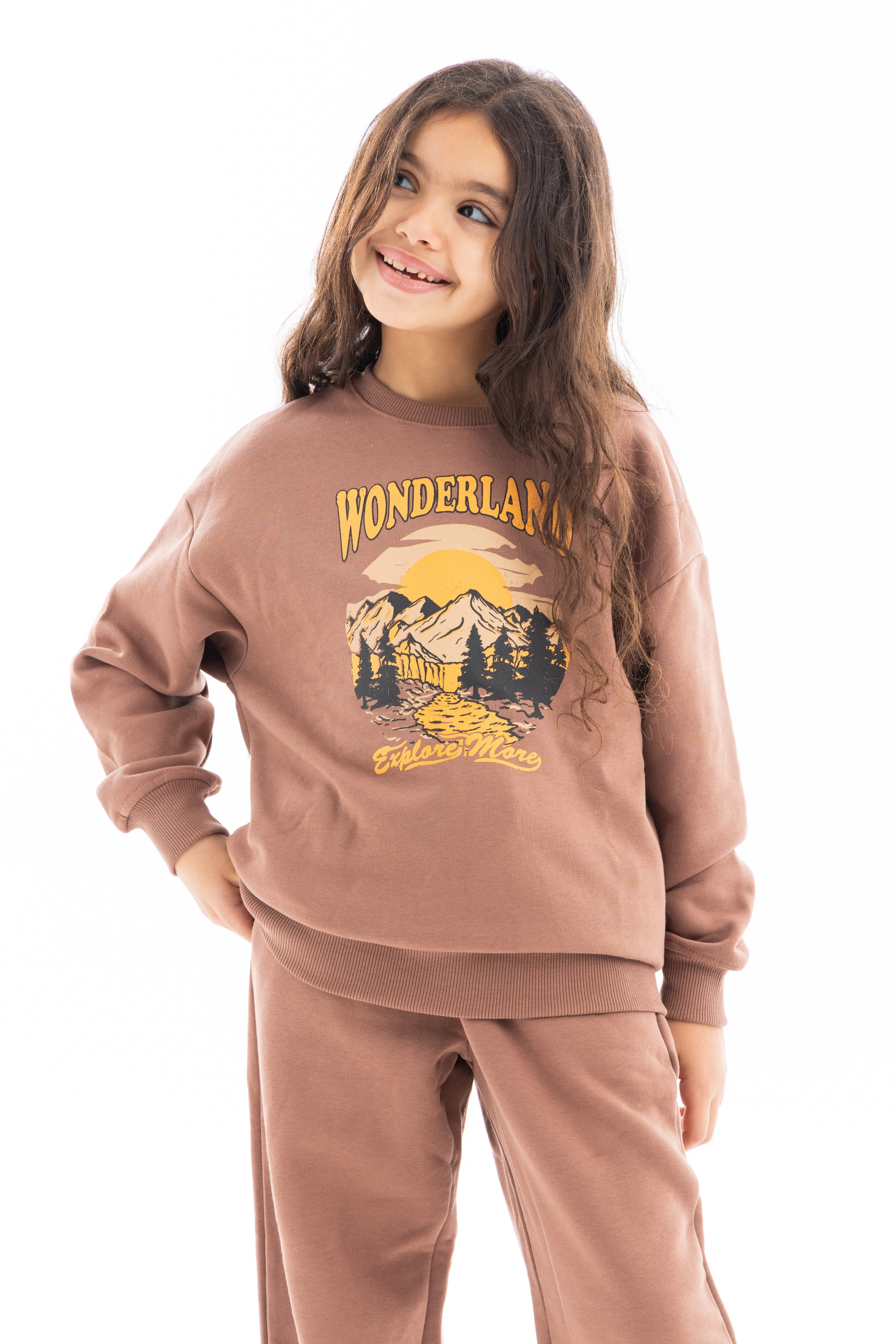 Girls' Pajamas Set - Cocoa