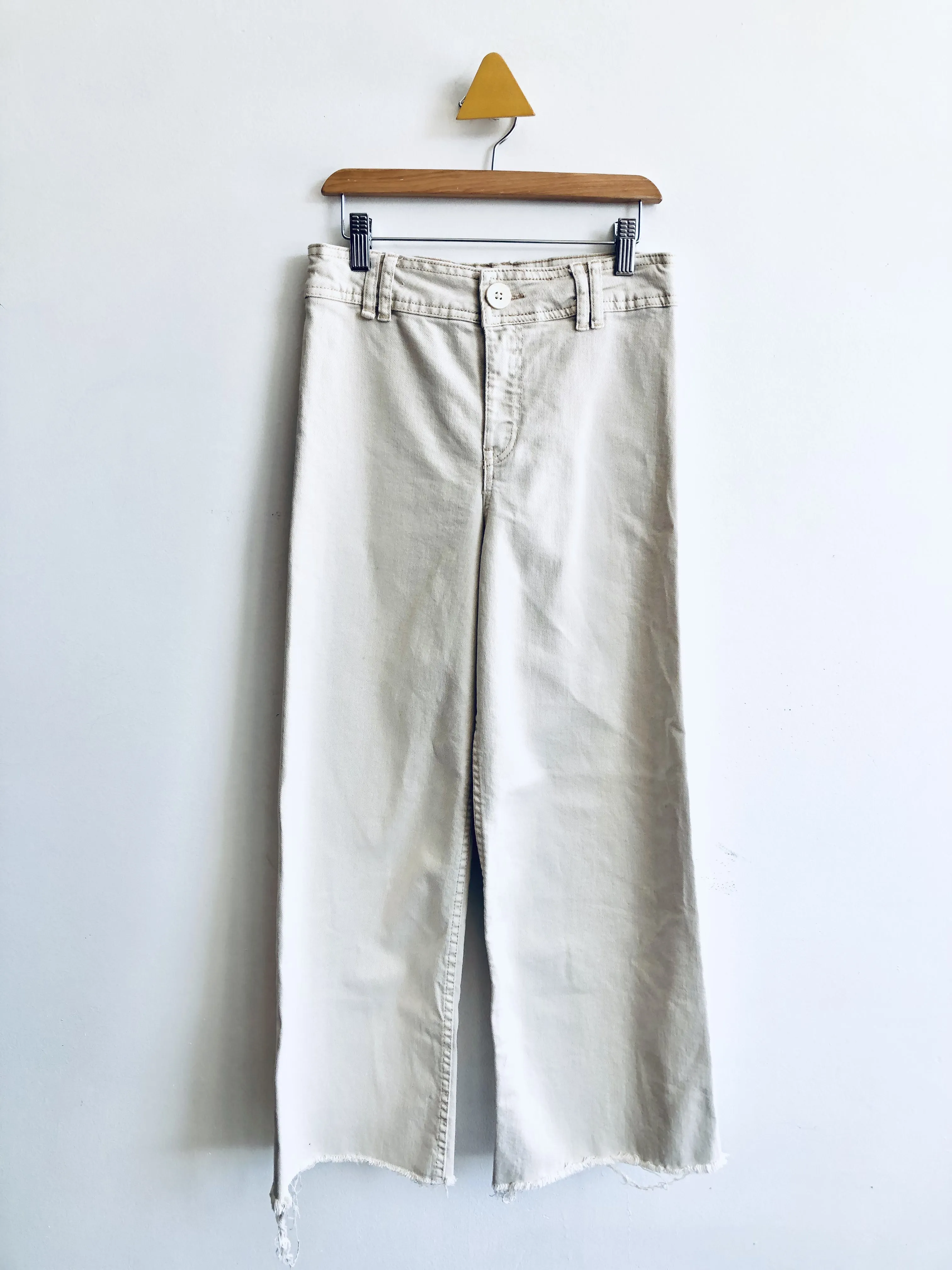 High Waisted Wide Leg Jeans // 13-14Y
