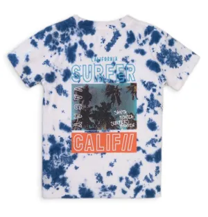Minoti Boys T-shirt Tie Dye White (3-6yrs)