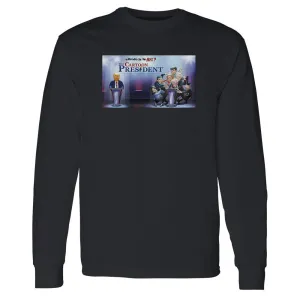 Our Cartoon President Who Will Be the Next Cartoon President? Adult Long Sleeve T-Shirt