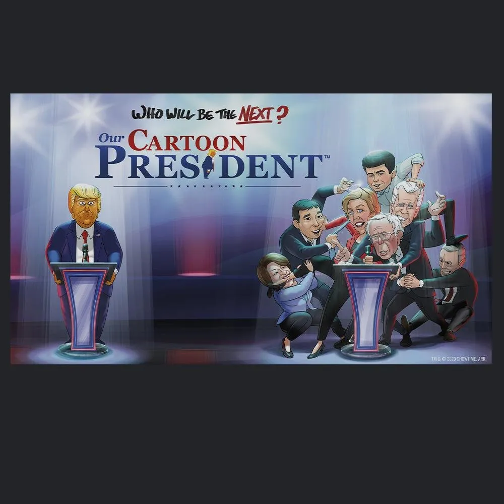 Our Cartoon President Who Will Be the Next Cartoon President? Adult Long Sleeve T-Shirt