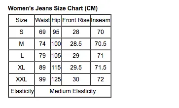 Rose Embroidered Black Jeans Women