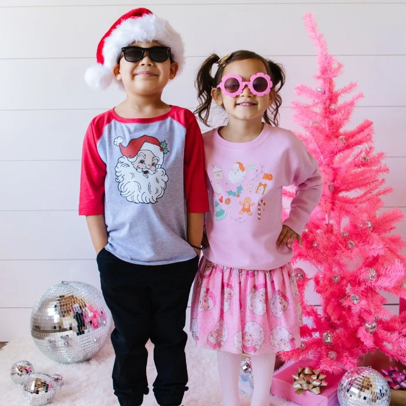Sweet Wink Boys RETRO SANTA 3/4 Sleeve Shirt
